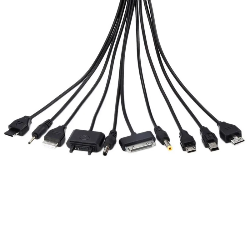 USB кабель 10 в 1 универсальное многоконтактное гнездо зарядное устройство
