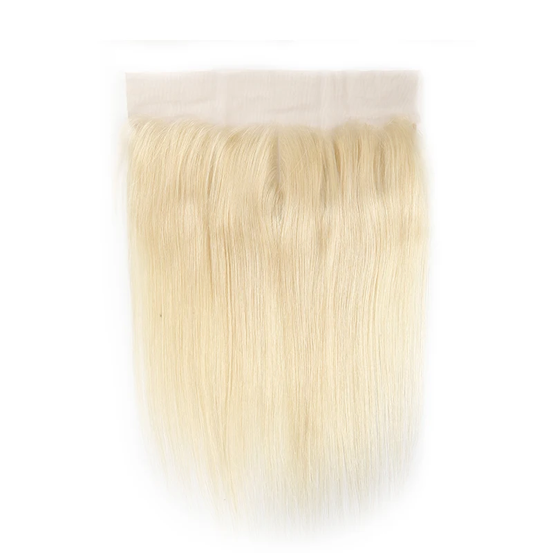 

13*4 Straight Lace Frontal Closure SOKU 8-20 Inch Free/Middle Part Lace Closure With Baby Hair 613 Blonde Remy Hair Closure