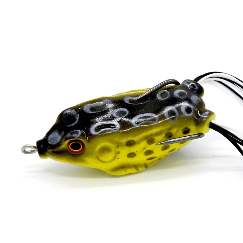 Double Propeller Frog Soft Baits Shad Soft Lure Jigging Fishing Lure Bait  Prop Topwater Catfish Silicone Artificial Wobblers