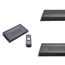 Contrôleur mural vidéo 2x2, Compatible HDMI, processeur vidéo rotatif à 180 degrés, multi images, épissure d'écran