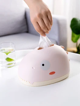 

Cute Cartoon Tissue Box Napkin Paper Container Cute Cat Napkin Case Paper Towel Holder for Home Car Decoration household Gadgets
