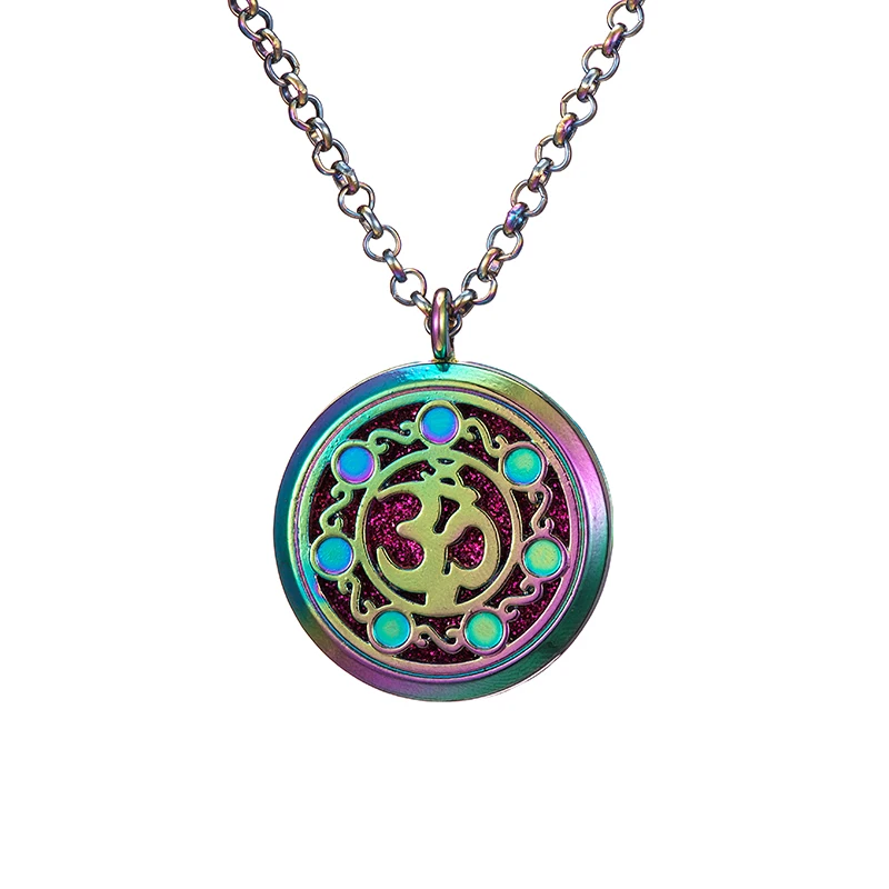 Духи Эфирное масло ключицы цепи Женский Цвет Морская звезда маленькая коробка кулон Арома диффузор отправить цепь длина 60 см+ яркий коврик