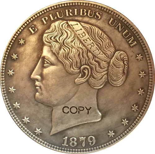 Копия монеты США за 1 доллар 1879 тип 4 | Дом и сад