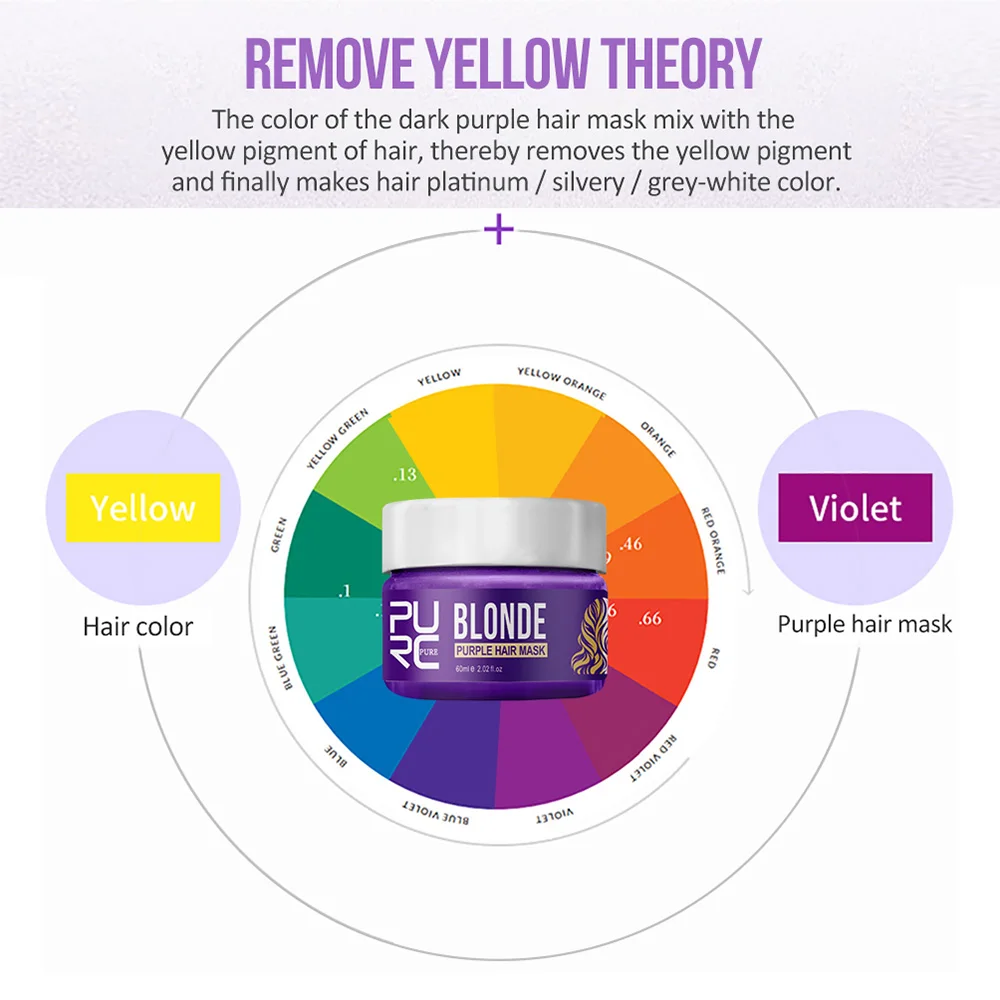 Cuidados com a Beleza Tratamento de Tintura Cor do Cabelo Loiro Amarelo Shampoo Anti Bronze Fora Roxo Ulta Brilhante 6 roxo shampoo ulta cuidados com a beleza