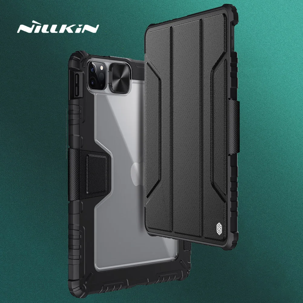 Nillkin-capa Protetora de Celular com Flip Magnético Capa de Couro com Proteção contra Impacto para Apple Ipad Air 10.9 2023 Air Pro 11 2023