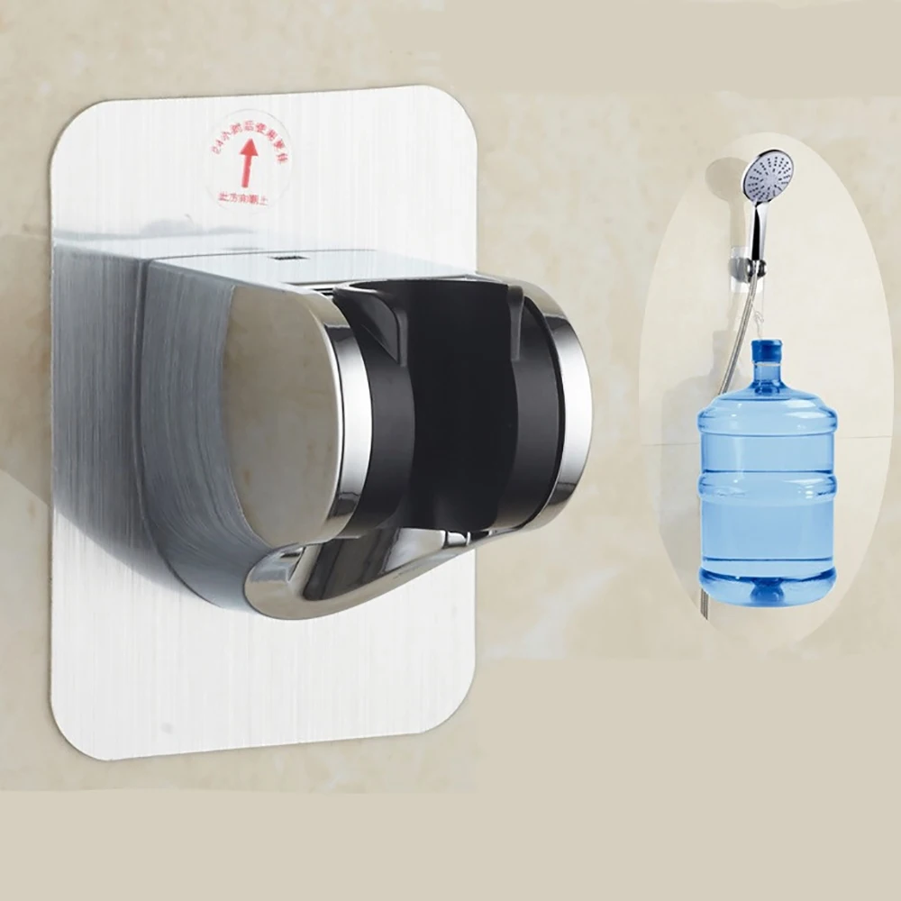 

Wall Mounted Handle Rotatable Adjustable Sprinkler Shower Hose Head Holder Stand Bracket Base Free Drilled hole suction type