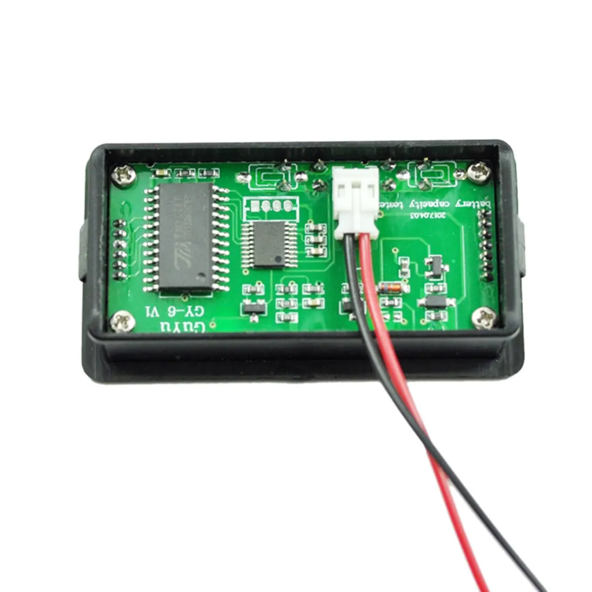 1pc 12V Battery Capacity Indicator Acid Lead Lithium Battery Voltage Tester Voltmeter With LCD Display Cable