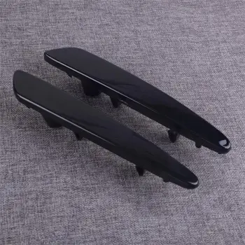 

DWCX 1 Pair Black Front Bumper Side Marker Light Lamp GM2551196 GM2550196 Fit for Chevy Corvette C6 2005-2009 2010 2011 2012