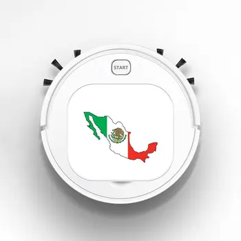 

Robot Vacuum Cleaner Intelligent Automatic Mopping Clean Robot for Hard Floor Carpet Reflective Mexican Flag Country Map