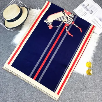 

Imitation cashmere scarf winter wild try simple warm carriage thick tassel shawl