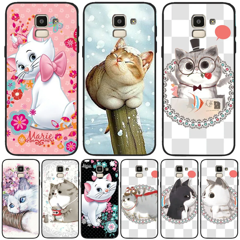 

Little cat DC Case For Samsung Galaxy J3 J5 J7 J4 J6 J8 2018 S10 S8 S6 S7 S9 Plus Coque Cover Funda Capa TPU Soft Silicone