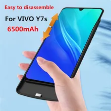 KQJYS 6800 мАч ультра тонкий портативный внешний аккумулятор чехол для зарядки внешний аккумулятор чехол s для VIVO Y7s чехол для аккумулятора