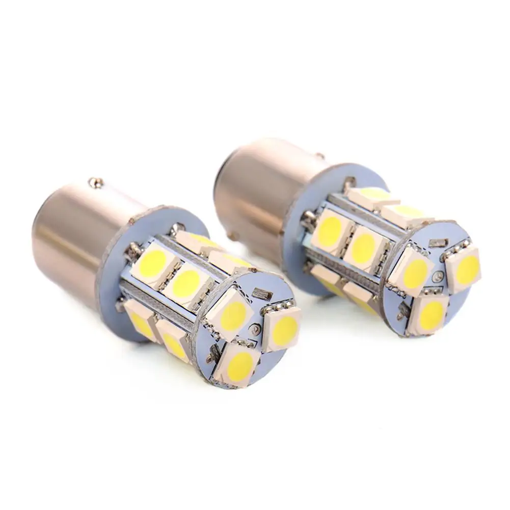 13 SMD светодиодный 1157/BAY15D/P21/5 Вт двойной нити светодиодный поворота светильник Стоп Хвост светильник лампы сигнала светильник Светодиодные лампы 12v