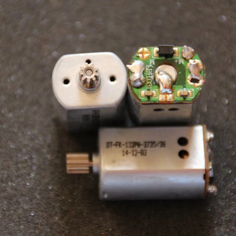 OT-FK-132PH DC 3 V-4,2 V 3,7 V 17000 об/мин высокоскоростной двигатель с 9 зубчатыми зубьями для самолета RC Дрон RC слот модель автомобиля