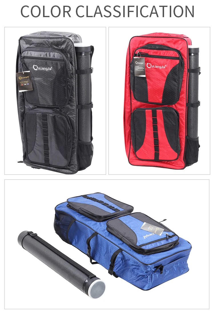Tiro com Arco Mochila com Tubo de Seta Arco e Flecha Recurvo Takedown Mochila Bolsa Acessórios 8 Tiro com arco recurvo takedown mochila mochila