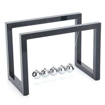 

Newton Balls Cradle Balance Ball Newtons Pendulum Ornaments Home Decorations Desk Decoraction Toy Gift Black