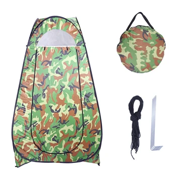 

Changing Room Privacy Tent Easy Set Up Portable Outdoor Shower Tent Camping and Beach Camp Toilet Rain Shelter with Carrying Bag