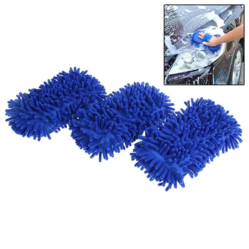 

Real Microfiber Car Motorcycle Washer Cleaning Care Detailing Brushes Washing Towel Auto Gloves Supplies Accessories