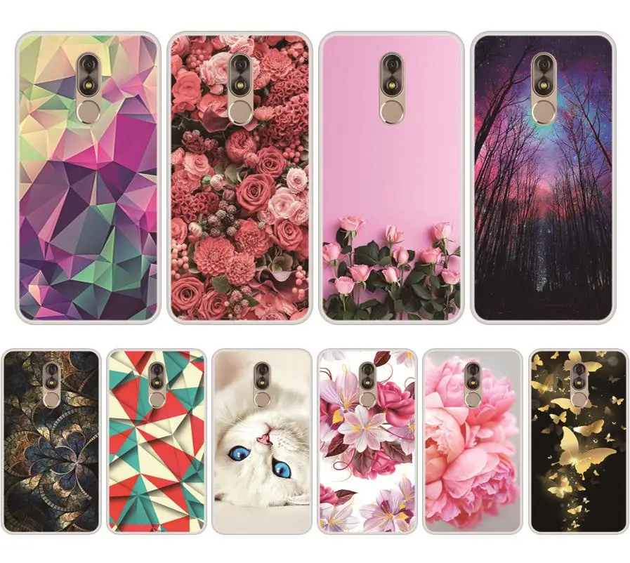 Чехол для Cubot R9 мягкий силиконовый чехол телефона из ТПУ с цветочным узором и