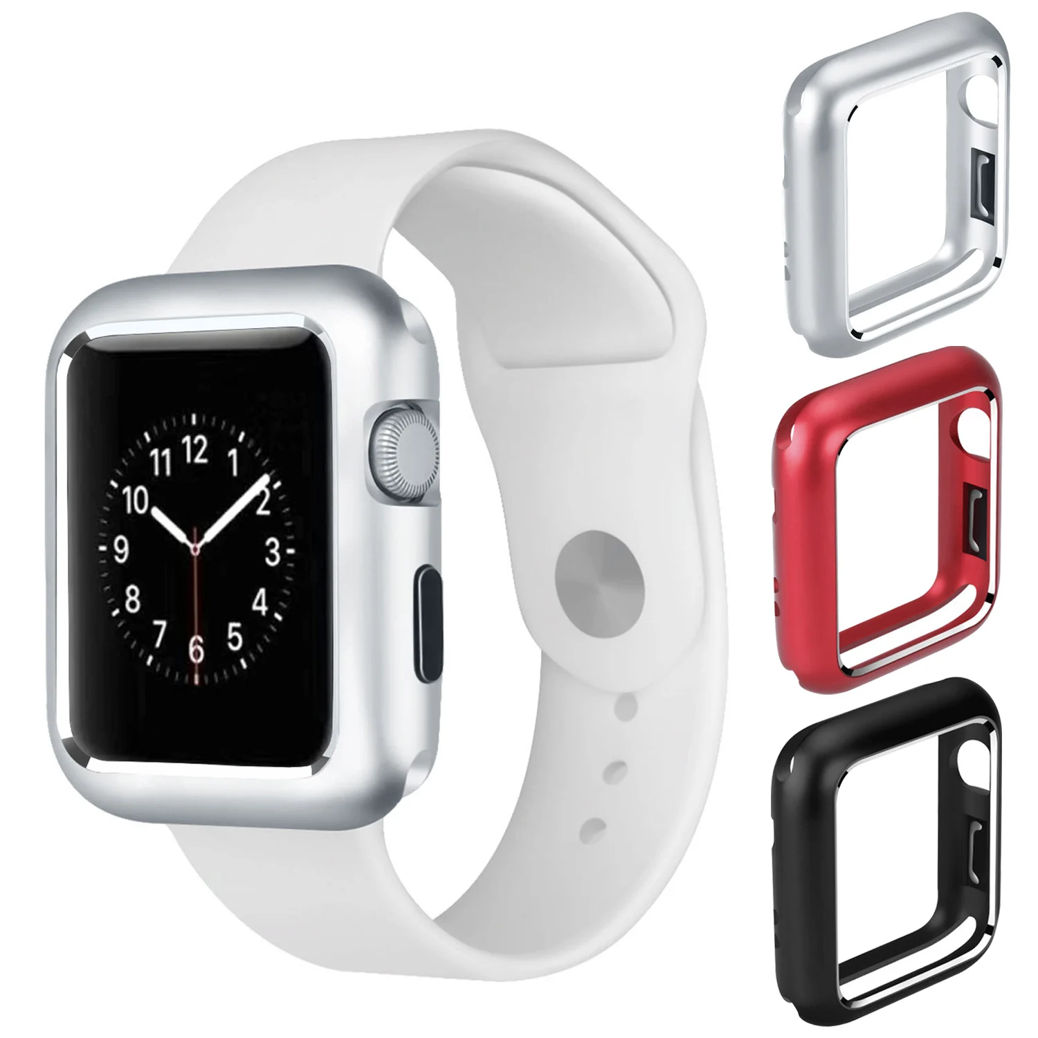 Gosear модный металлический защитный чехол на магните для Apple Watch iWatch 4, аксессуары для умных часов