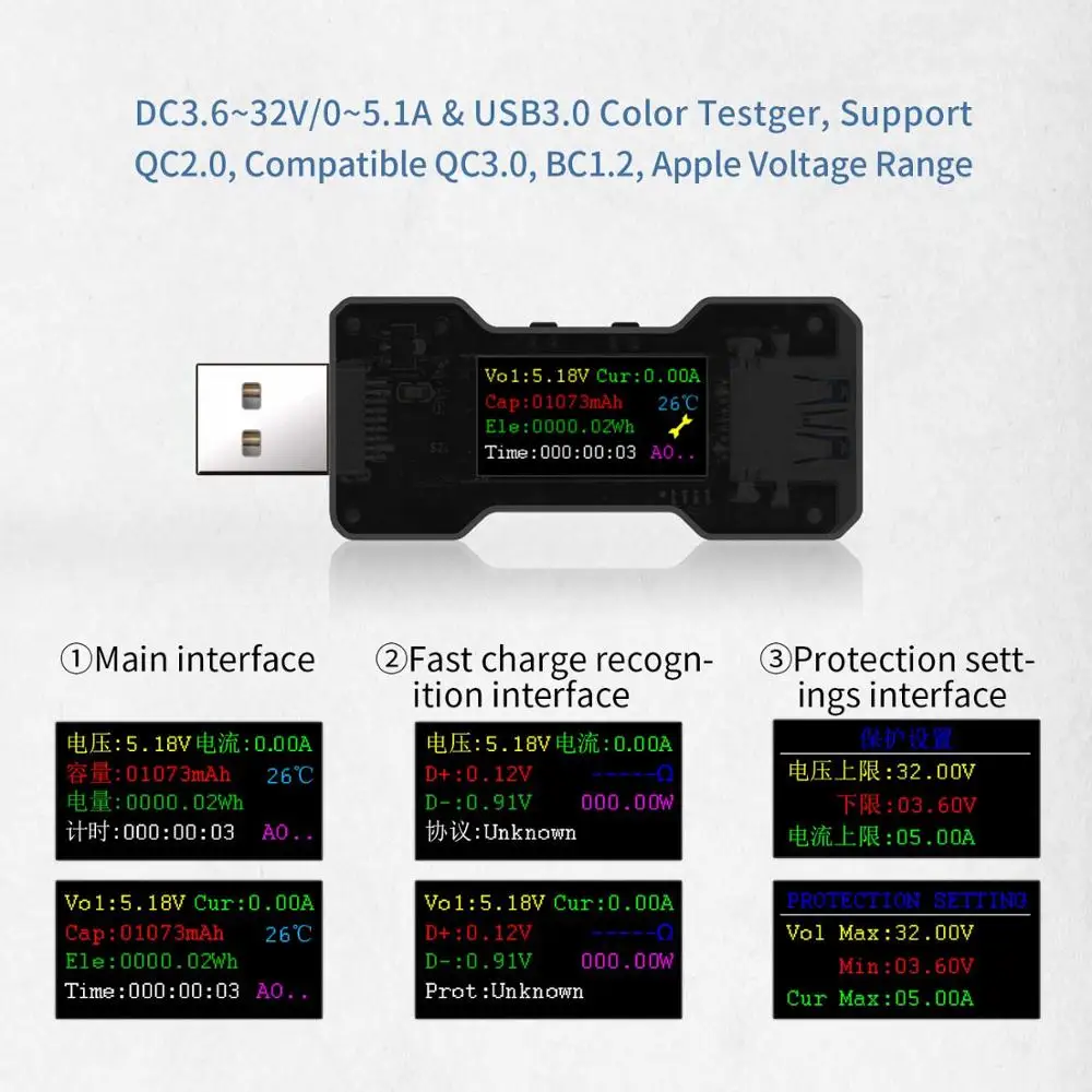 FNB18 USB Тестер DC Цифровой вольтметр amperimetro измеритель напряжения тока Ампер Вольты ампреметр детектор Банк питания зарядное устройство индикатор