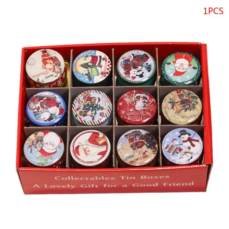 

Christmas Tin Smokeless Fragrance Aromatherapy Candle Natural Soy Wax Home Decor
