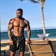 Летние Брендовые мужские спортивные тонкие шорты для бега, мужские черные шорты для фитнеса, повседневные модные спортивные штаны