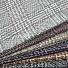 Клетчатая ткань; Новинка; сезон осень; классическая шерстяная ткань в ломаную клетку