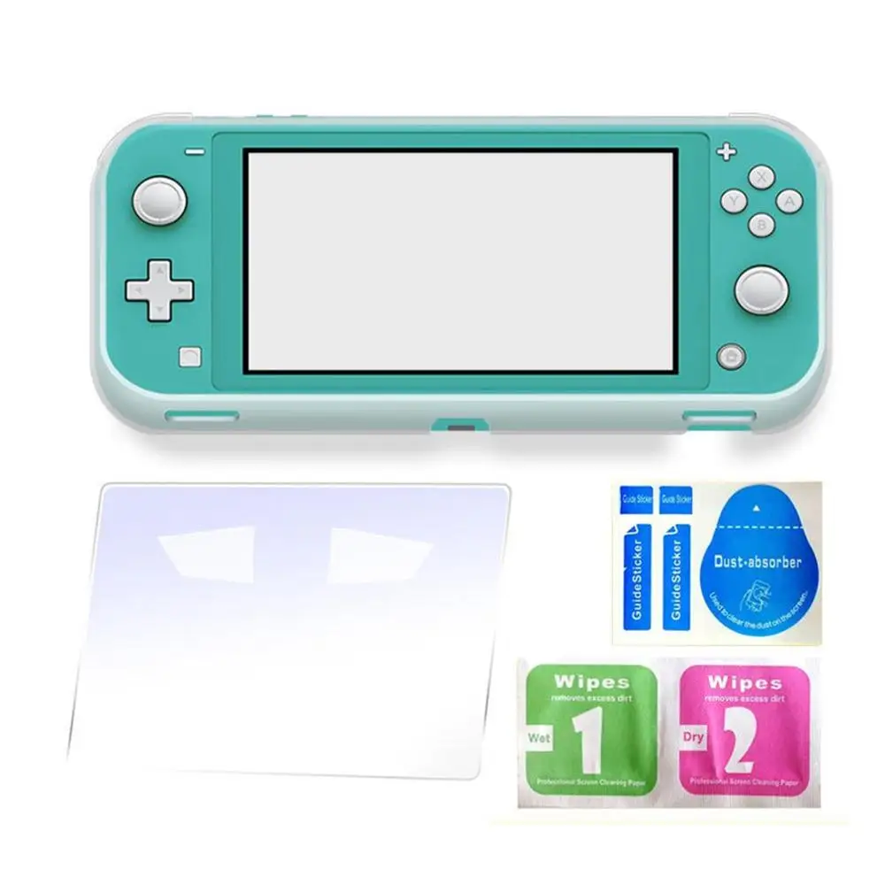 Силиконовый защитный чехол для Switch Lite для переключателя mini shell Cover закаленное стекло для защиты экрана