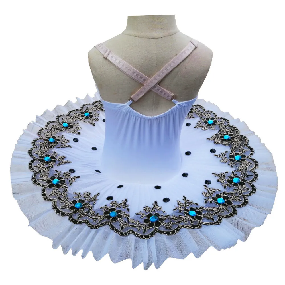 2020 Hot Sale New Professional Ballet Tutu Swan Lake Dance Costume Pancake Classical Leotard Dress For Kids