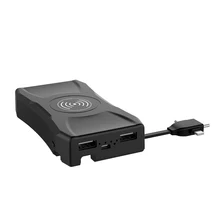 Многофункциональное Беспроводное зарядное устройство 8000 мАч Pd Qc зарядное устройство 3 в 1 Быстрое беспроводное зарядное устройство мобильный телефон 5 Вт автомобильный мобильный