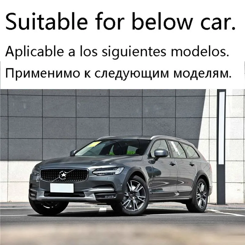 Автомобильные декоративные хромовые автомобильные акселераторы, внутренние защитные детали, молдинги, модификация, украшение 19 для Volvo V90