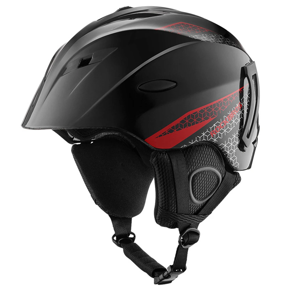 ROCKBORS Bicycle Integrated Molding Ski Helmet Winter Warm Ultra Light Ski Helme