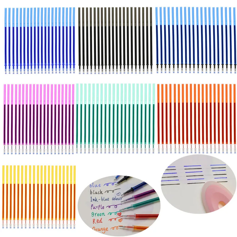 

Erasable Pen Can Be Added 20 Sets / Set Of Office Learning Gel Pen 0.5mm Magic Multicolor Ink Gel Pen Stationery School Gifts