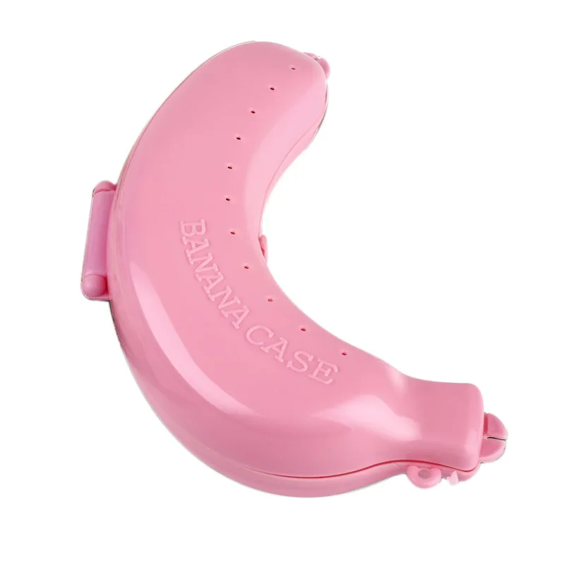 

1pcs Cute Banana Guard Protector Case Outdoor Lunch Fruit Box Storage Holder AUG889