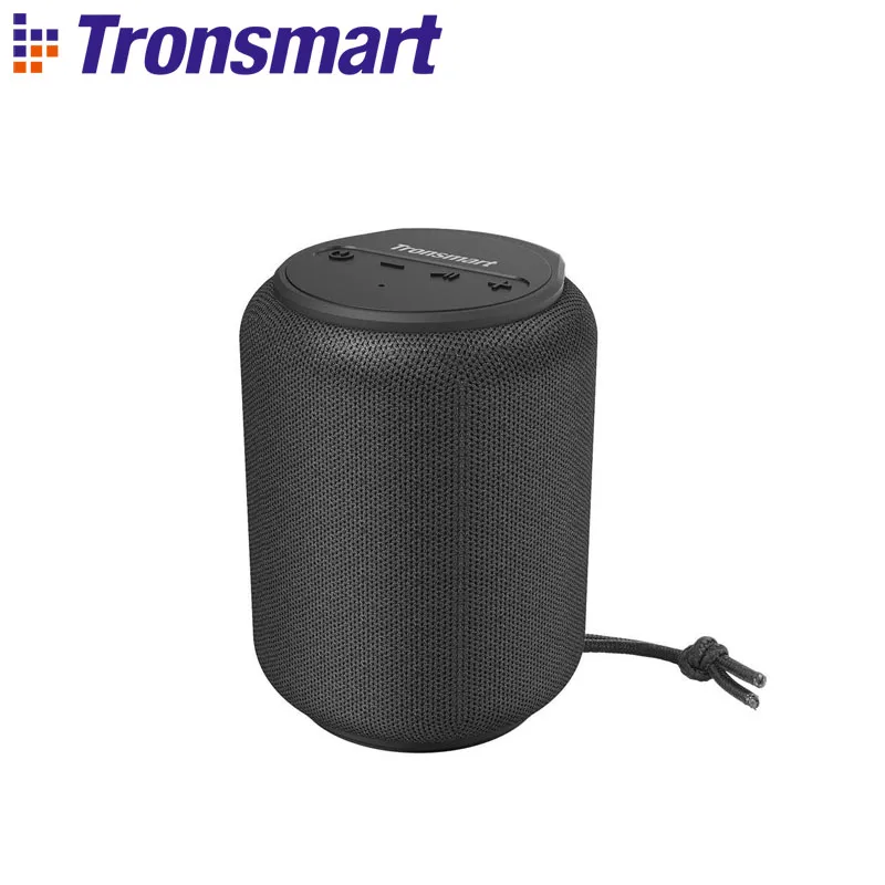 Оригинальная Колонка Tronsmart T6 Mini с TWS, IPX6, Беспроводная портативная звуковая колонка с объемным звуком 360 градусов, голосовой помощник