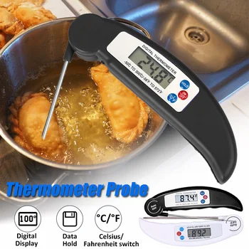 

Foldable Digital Kitchen Thermometer For Meat Water Milk Cooking Food Probe BBQ Electronic Oven Thermometer Kitchen Tools