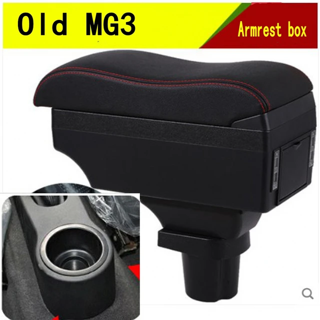 For Mg Mg3 Armrest Box Center Console Central Store Content Storage With  Usb Interface Cup Phone Holder Arm Rest - Armrests - AliExpress