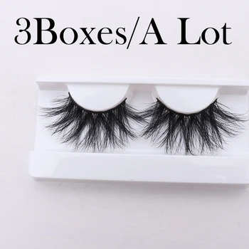 

3 pairs/lot faux mink lashes Handmade false eyelash 3D strip mink eyelashes thick fake faux eyelashes make up beauty tools