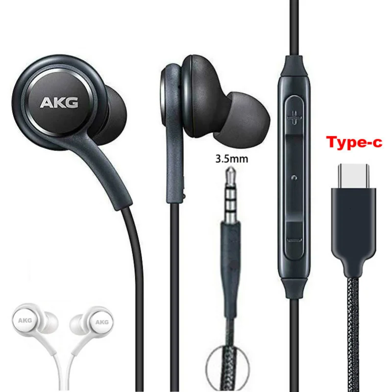 Auriculares intrauditivos con micrófono para Samsung, audífonos con cable de 3,5mm, con Control de volumen, para AKG Galaxy S8 S7 S6, IG955
