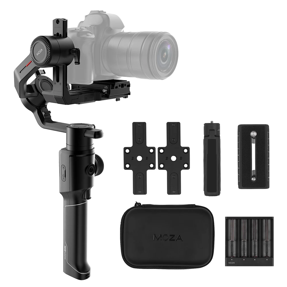 

Andoer Smart Time-Lapse Air 2 3-Axis Handheld Gimbal Stabilizer with OLED Display Tripod Payload Capacity 16 Hrs Runtime