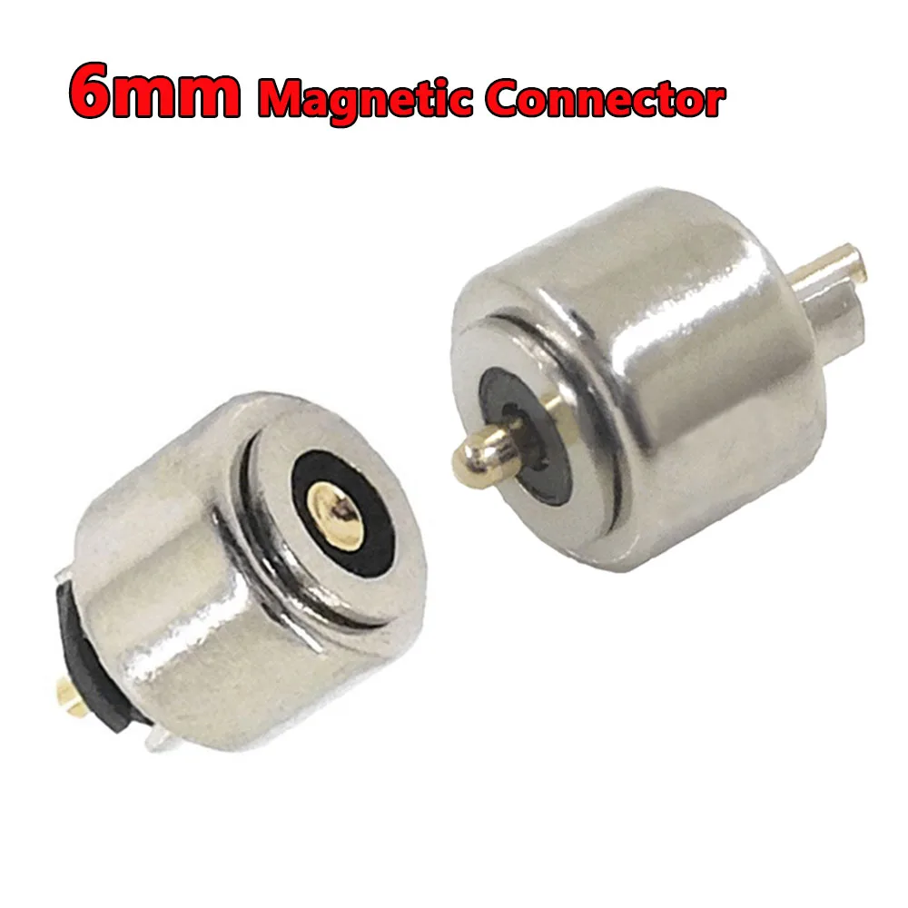 2-20Set Connettore Magnetico Forte Presa Di Corrente Cc Magnetica Presa Led Luce Smart Water Cup Connettore Di Ricarica 6Mm