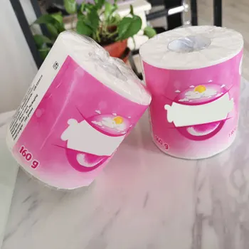 

1/6 Rolls Toilet Paper 4-layer Core Roll Paper Bathroom Tissue Towel Household kitchen Strong Water Absorption Toilet Paper