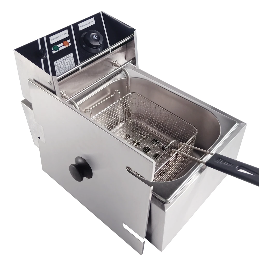 

Single Tank Household Use Frying Machine Cheap Fryer Smokeless Electric Deep Fryer For Restaurant Kitchen
