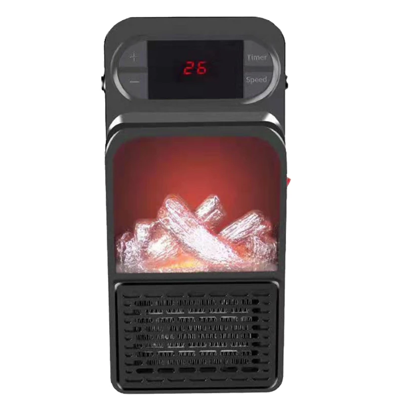 

Mini Electric Wall-Outlet Flame Heater In Air Warmer PTC Ceramic Heating Stove Radiator Household Wall Handy Fan