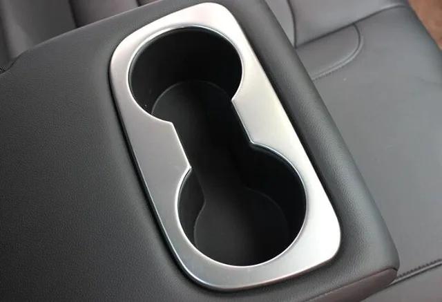 

Для Chevrolet Cruze 2016 2017 2018 аксессуары из нержавеющей стали для автомобиля Стайлинг Автомобильная задняя чашка для воды отделка рамка Обложка отделка