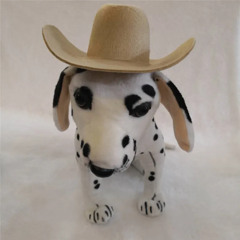 

Universal Pet Dog Cap Cowboy Bowler Hat Hard Solid Color Hot Selling