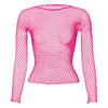 Top Selling Hollow Out Ladies Tops Babydoll Slutty Clothes Pajamas Sexy Fishnet Perspective Long Sleeve Underwear Women ► Photo 1/6