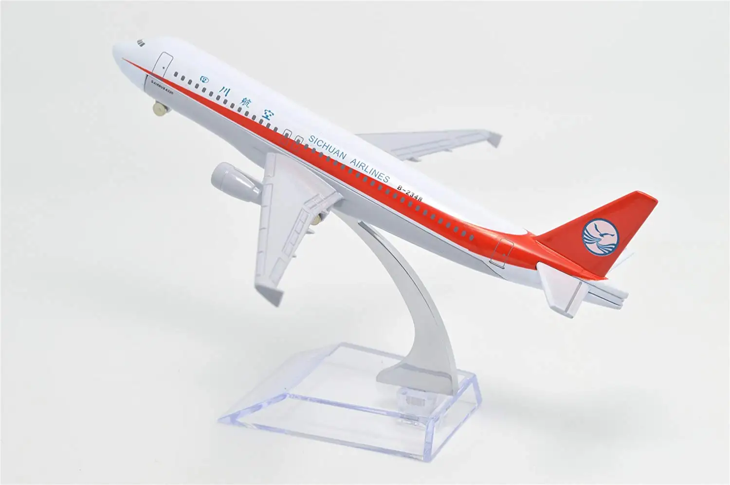 Династия Тан(TM) 1:400 16 см воздушный автобус A320 Китай Sichuan Airlines металлическая модель самолета Игрушечная модель самолета
