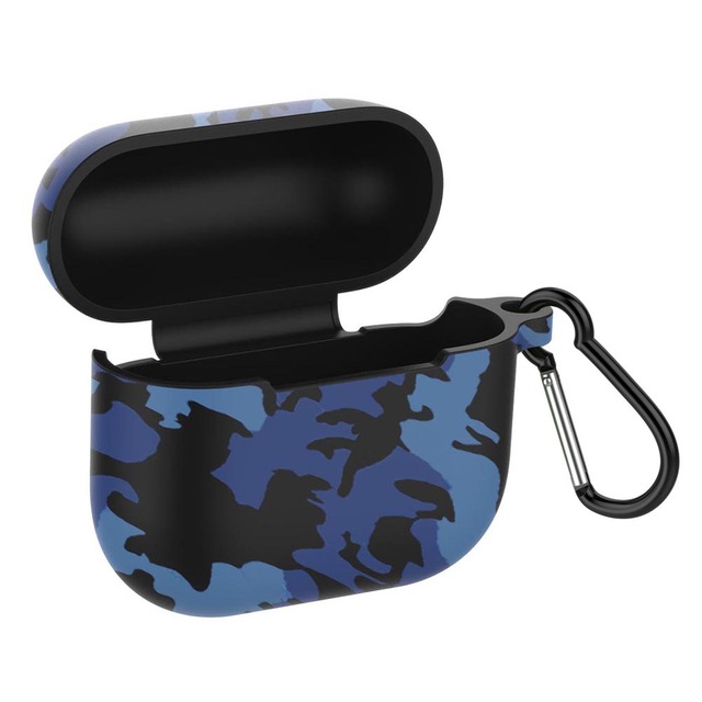 Bluetooth-Compatible Earphone Cover for AirPods 3 Protective Printed Case Shell Protector with Hook Shockproof Silicone